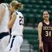 Dexter senior Teia McGahey smiles during a timeout in the game against Saline at the EMU Convocation Center on Friday Jan. 4. Daniel Brenner I AnnArbor.com